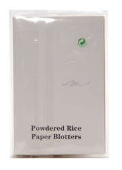 Powdered Rice Paper Blotters
