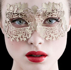 Face Lace Musetress with Open Eyes